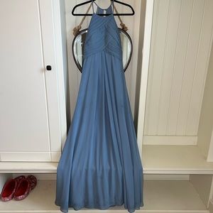 Baby blue formal/prom dress. Worn once - excellent condition. Smoke free home.